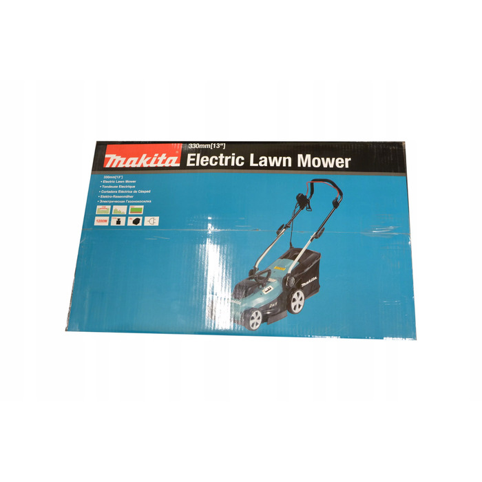Електрична газонокосарка Makita ELM3320, 33 см, 1200 Вт