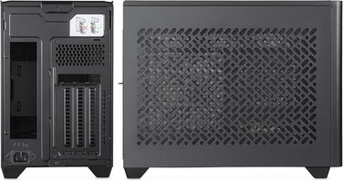 Корпус Mini-ITX Cooler Master NR200P V2 білий: скло, вертикальне розташування GPU, PCIe 4.0, USB 3.2 Gen 2x2, 120 мм вентилятор