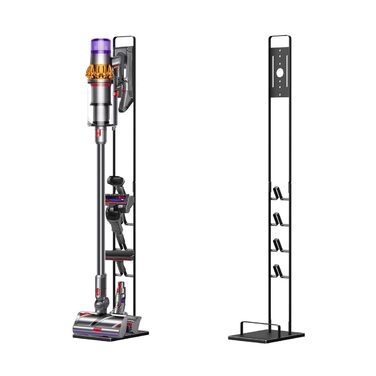 Підставка для пилососа Dyson Gen5 V15s/V15/V12 Slim/V11/V10/V8/V7/V6 - настінна/підлогова, чорна