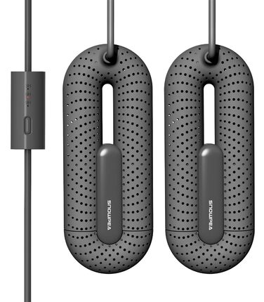 Електрична сушарка для взуття Snowpea: сушарка для черевиків, усунення запаху, автоматичне вимкнення (сірий)