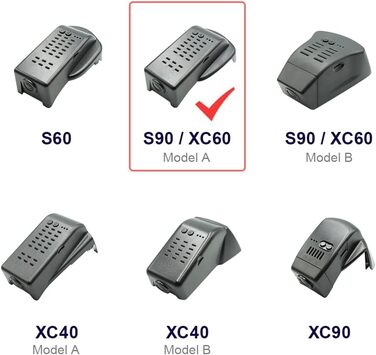 Відеореєстратор FITCAMX для Volvo XC60 S90 V90 (2022-2026) 4K WiFi, подвійний, 128GB, Plug & Play