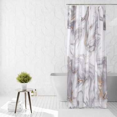 Штора для душу вінілова Vilde 180 x 180 см