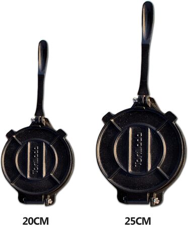 Пресс для тортилій з чавуну Tortillada + Е-book з рецептами + 100 листів пергаментного паперу (25 см)