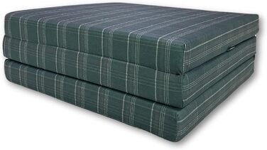 Складаний матрац-гостьове ліжко FORTISLINE 195x80x9 см, синій, футон-сидіння, каромат VW GTD, односпальний