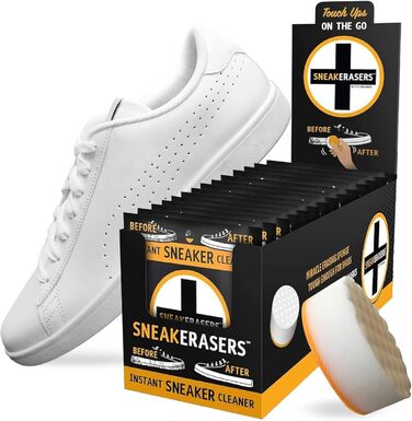 SneakERASERS Instant Sneaker Cleaner Sponge, Effective Shoe Cleaning for White Sneakers