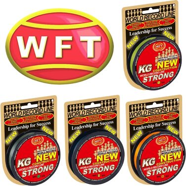 Плетена рибальська волосінь WFT KG Strong 300м 0,25мм 39кг для морської риболовлі