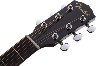 Акустична гітара Fender CD-60 Dreadnought V3 DS, чорний колір, палісандровий гриф, для правшів, з безкоштовними онлайн-уроками Fender Play