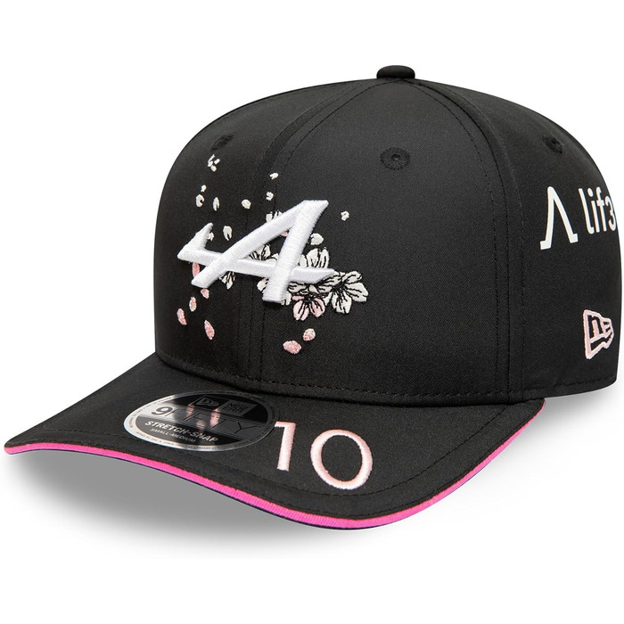 Кепка бейсболка New Era Alpine F1 Team Special Edition Japanese Grand Prix, чорно-рожева, унісекс, офіційний мерч, M-L