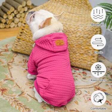 BEAUTYZOO Dog Hooded Sweatshirt for Small, Medium, and Large Dogs, Winter, Autumn, Warm Dog Clothes for Puppies, S, M, Dogs, Girls, Boys, Dog Sweater, Shirt, Hoodies with Pocket