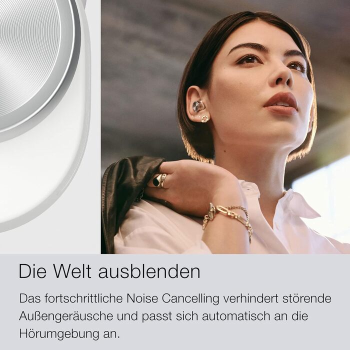 Навушники Bowers & Wilkins Pi7 S2 (2023) бездротові True Wireless з активним шумозаглушенням (ANC), Bluetooth, aptX, мікрофоном, колір Canvas White