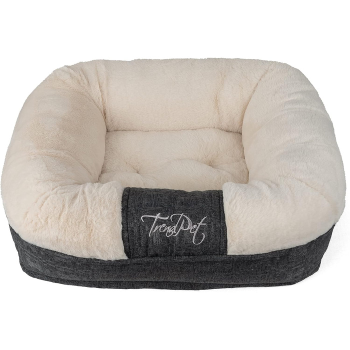 LunaLounge Snuggle Bed for Dogs and Cats in 3 Sizes and Colors (XS, Beige)