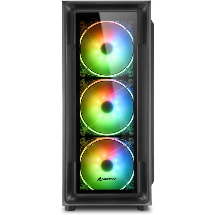 Корпус Sharkoon TK4 RGB Midi Tower, чорний