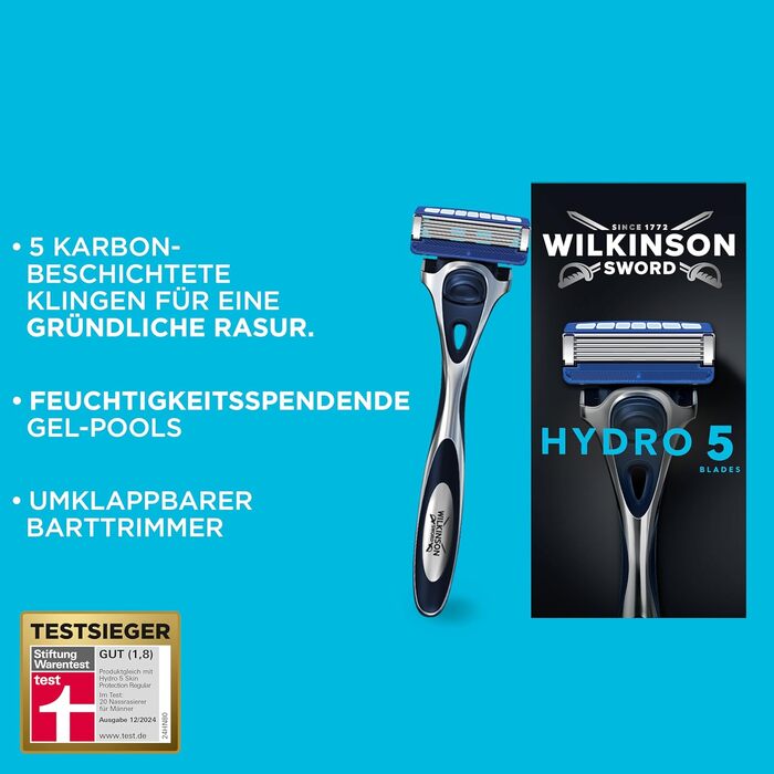 Стартовий набір бритв Wilkinson Sword Hydro 5: бритва та 13 смінних касет