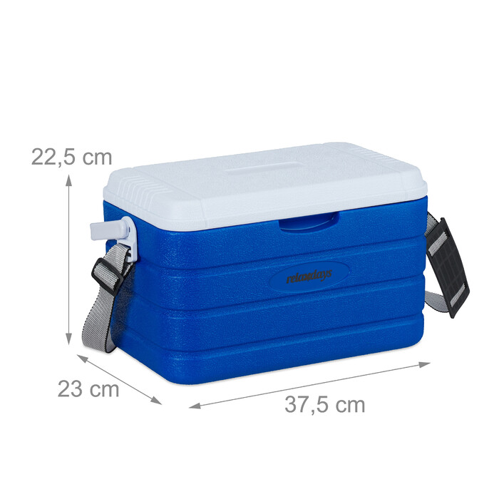 Relaxdays 10 l Cooler Box with Carrying Handle
