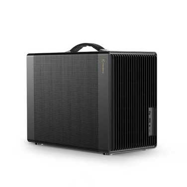 Корпус для міні-ПК, M-ATX, ITX, сітчастий, з ручкою, 3x aRGB вентилятори, WP40