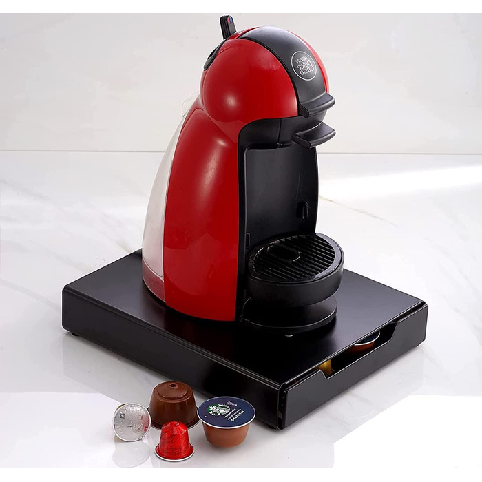 Організатор для капсул Dolce Gusto та Nespresso, шухляда на 20 капсул, чорний