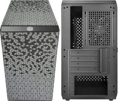 Корпус Cooler Master MasterBox Q300L V2 Mini-Tower mATX з 120 мм вентилятором, склом, USB 3.2 Gen 2x2