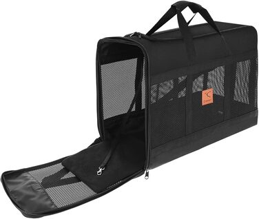 Транспортна сумка для собак та котів 55x40x23 см | Легка переноска для тварин до 15 кг | Підходить для авіаперельотів Eurowings, Lufthansa