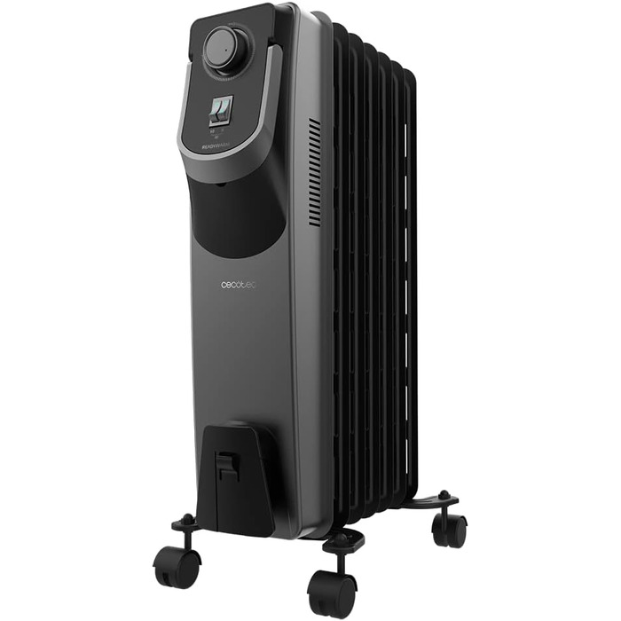 Масляний радіатор Cecotec ReadyWarm 11000 Space 360º Black - 2500 Вт, 11 секцій, 3 режими, 28 м², 66.7 x 35.8 x 15.6 см