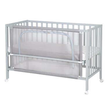 Дитяче ліжечко-приставка roba Safe Asleep Little Stars, 60x120 см, дерев'яне, натуральний/тауpe