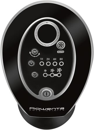 Вентилятор Tower Rowenta Eole Infinite VU6670F0 Цифровий, чорний/сріблястий