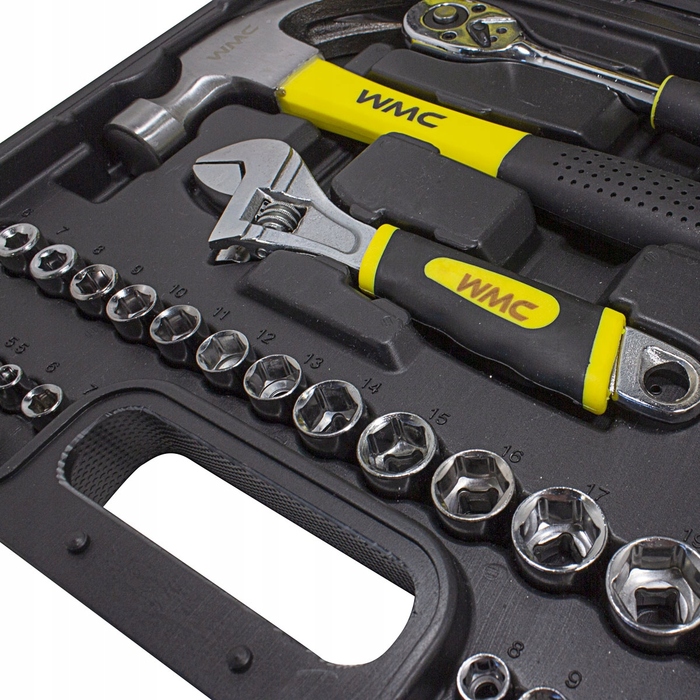 Набір інструментів WMC Tools 128 предметів, торцеві головки 1/4