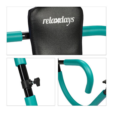 Relaxdays Ab Roller Turquoise