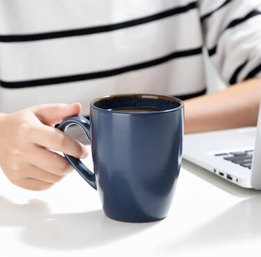 Набір супових тарілок Vancasso Bubble (4 шт.) з кераміки, 950 мл, для 4 осіб