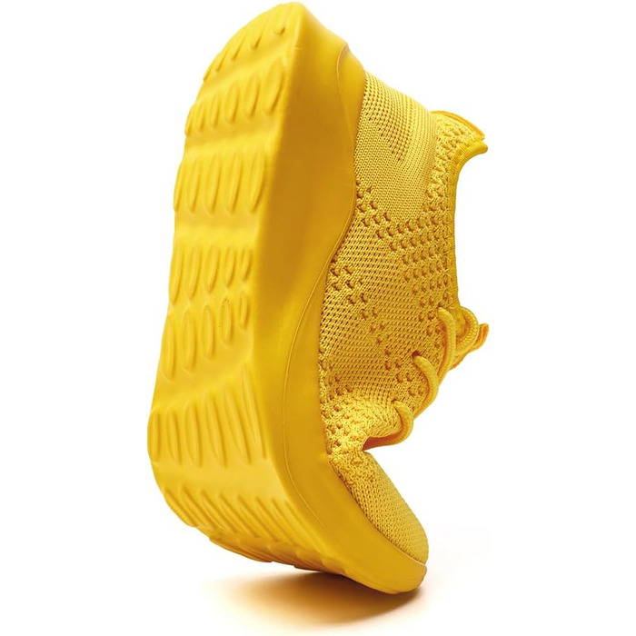 Жіночі кросівки: спортивні, для бігу, тенісу, хайкінгу, вуличної бігової, неслизькі, дихаючі, легкі (40 EU, жовті)