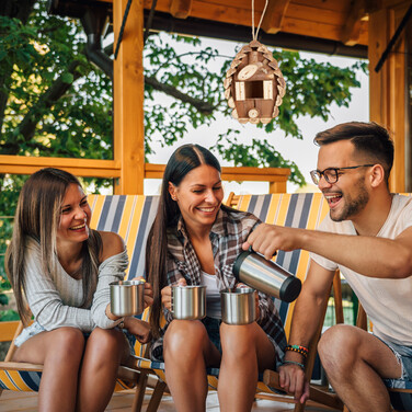 Relaxdays Міні шпаківня з дерева