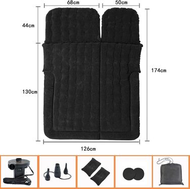 Надувний матрац для автомобіля SUV: комфортне спальне місце для подорожей та кемпінгу