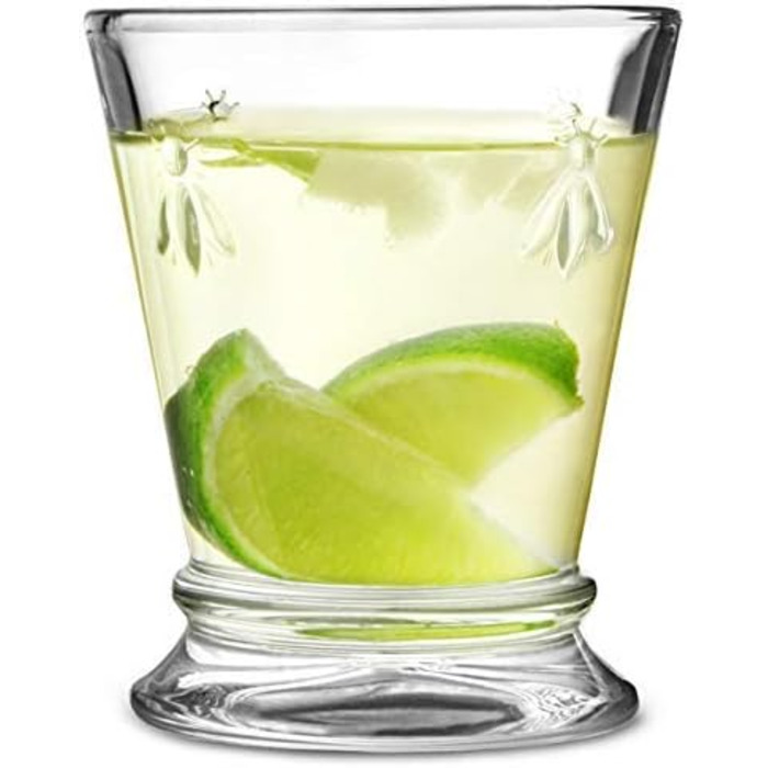La Rochère Water Glass Bee Clear 260 ml - 1 Glass - beautiful drinking glass with a unique look