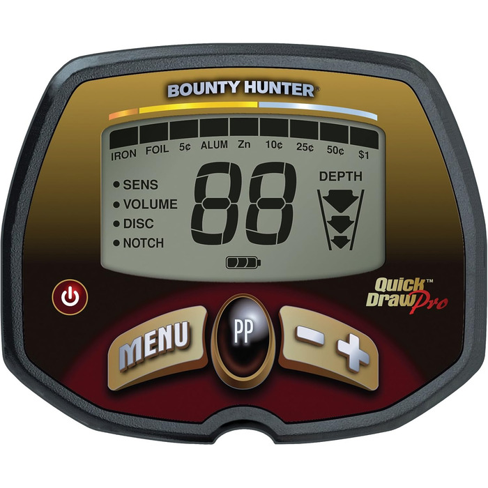 Металдетектор Bounty Hunter Quick Draw Pro: професійний пошук металу, ідентифікація цілі, бронза, срібло, золото