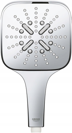 Душова лійка Grohe Rainshower квадратна, срібляста, 3-функціональна