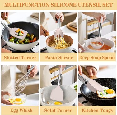Набір кухонних аксесуарів Umite Chef, 43 шт., силікон, для антипригарного посуду