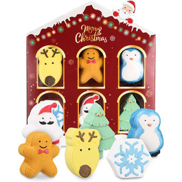 Набір прикрас для ялинки на Новий Рік, 42 шт. (Червоний, Зелений, Золотий)