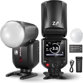NEEWER Z2-S 2.4G TTL Speedlite для Sony: Потужний спалаху з розсіювачем та 3000mAh акумулятором