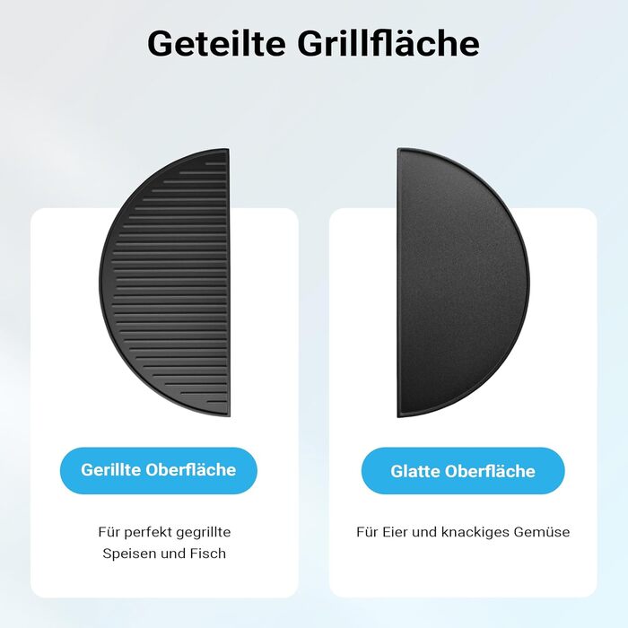 Чавунний гриль-решітка Gusseisen Grillrost, діаметр 45 см, для вугільних та газових грилів