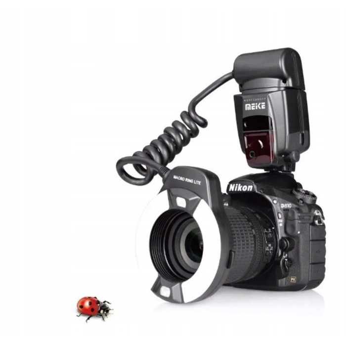 LED-спалах TTL Meike MK-14EXT для макрофотографії, для CANON