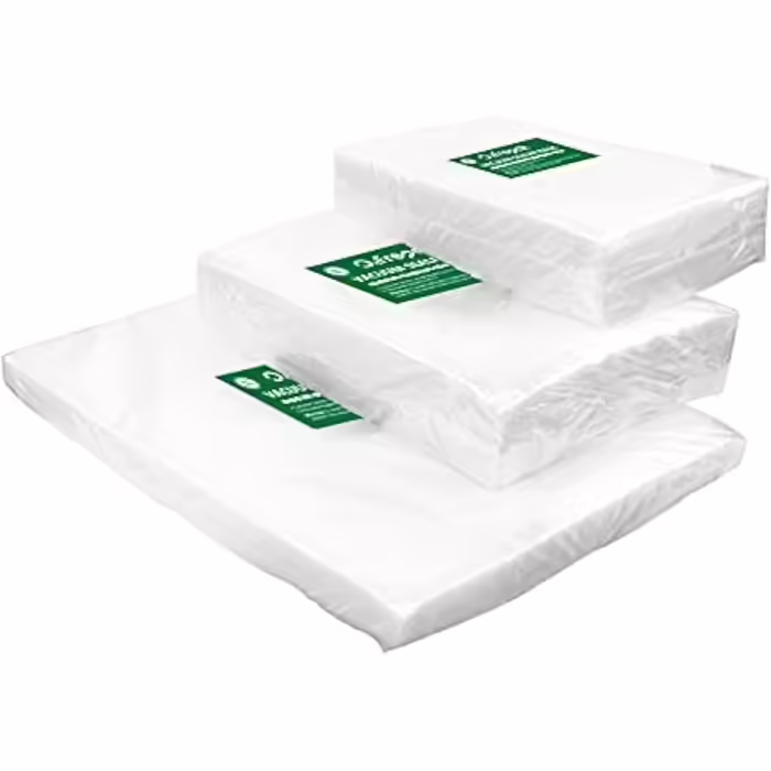 O2frepak150 Bags (50) 15x25cm and (50) 20x30cm and (50) 28x40cm Vacuum Bags, Vacuum Sealer Bags for Food, BPA-Free Vacuum Sealer Bags for Vacuum Sealers and Heat Sealers Suitable