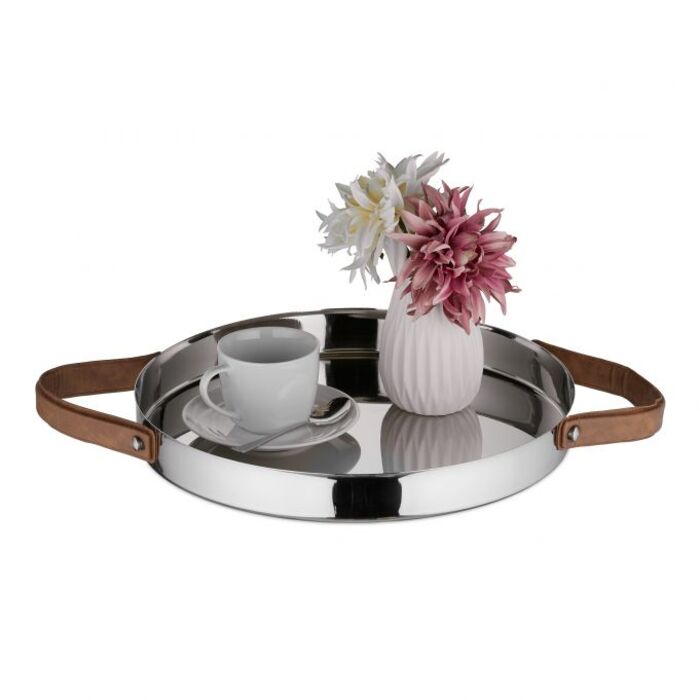Relaxdays Round Serving Tray