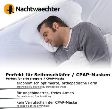 Night Watcher Sleep Vest & Side Sleeper Pillow LINA - Anti-Snoring Set for Healthy Sleep (L/XL)