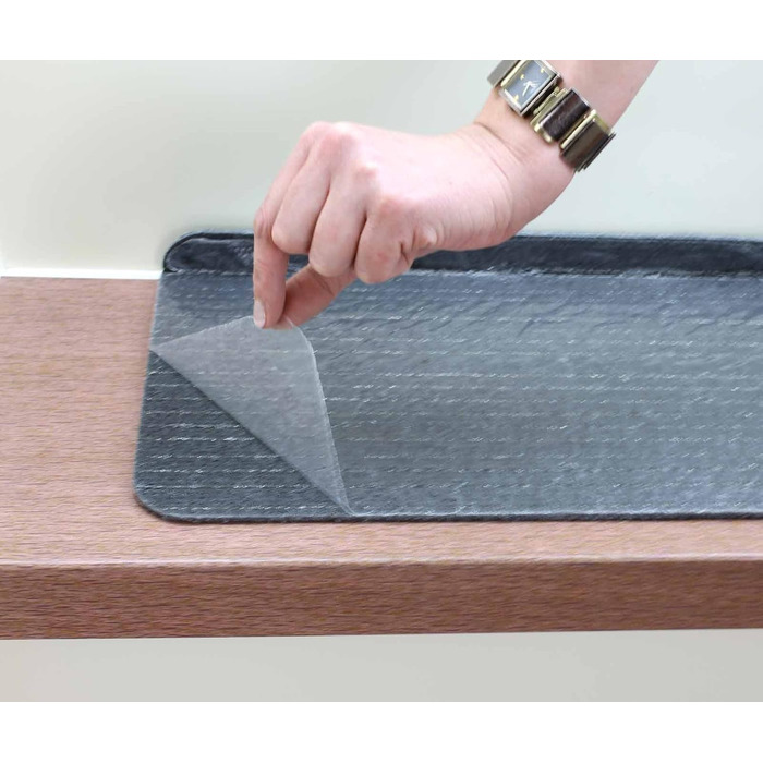 Kettelservice Metzker Step Mats Ramon Rectangular - 15 Piece Set - Anthracite Gray - No Plastic Corners