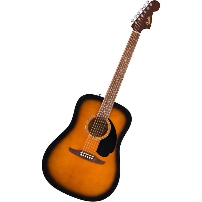 Акустична гітара Fender FA-25 Dreadnought з палісандровим гриф, 2-тонний Sunburst, Redondo California Debut