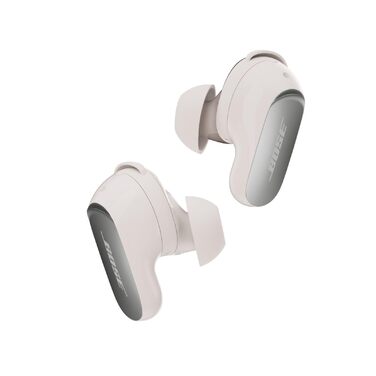 Bose QuietComfort Ultra Bluetooth-навушники (2-ге покоління) - бездротові, з шумозаглушенням, IPX4, до 6 год роботи, 360° звук, глибокий бас, колір - димчастий білий
