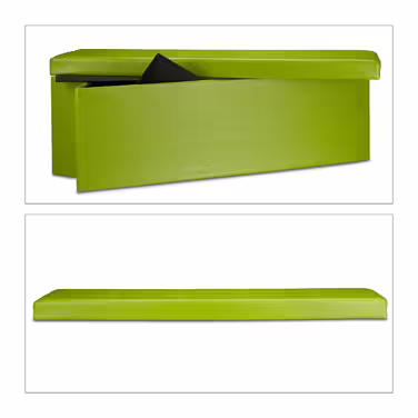 Relaxdays Foldable Bench Made of Faux Leather