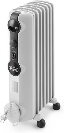 Радіатор De'Longhi Radia-S TRRS0920 – 1500 Вт, регулювання температури, захист від замерзання (7 елементів)