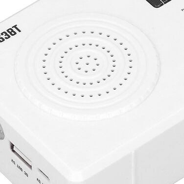 Сонячне радіо з ручним валом Septpenta, USB зарядка, компактне, для кемпінгу та надзвичайних ситуацій, з ліхтариком, 3 AAA батарейки (без)