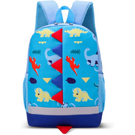 Дитячий рюкзак для хлопчика Kinderrucksack, рюкзак у дитячий садок, шкільний рюкзак для малюків, сумочка для школи для хлопчиків та дівчаток (#7 блакитний)