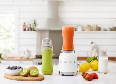 Smeg PBF01WHEU Stainless Steel Mixer, White